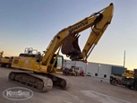Side of used Excavator